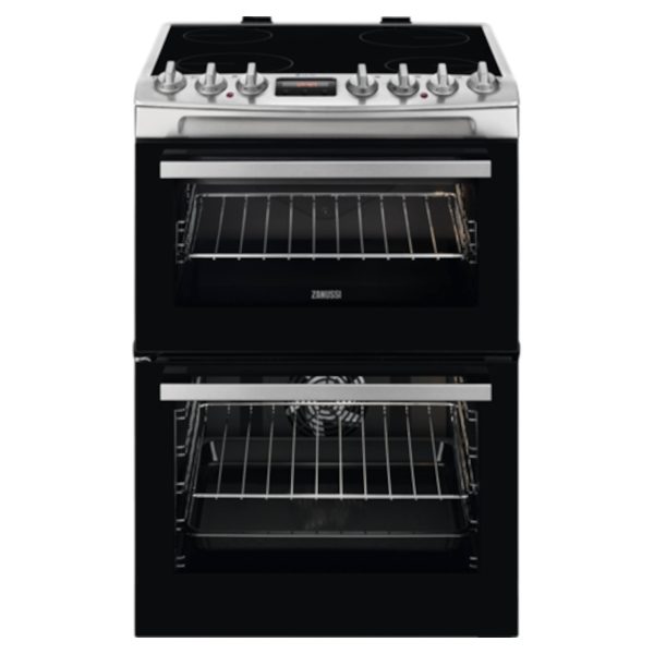 Zanussi ZCV69360XA Electric Cooker with PlusSteam & ThermaFlow - Black