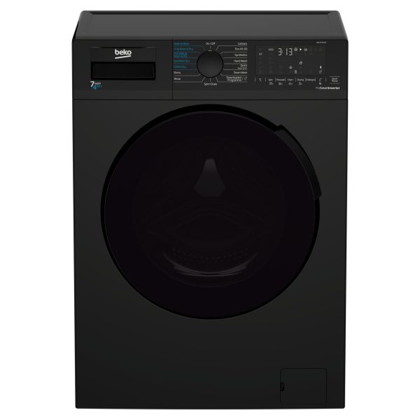 Beko WDL742431B 7kg 1200rpm Freestanding Washer Dryer - Black