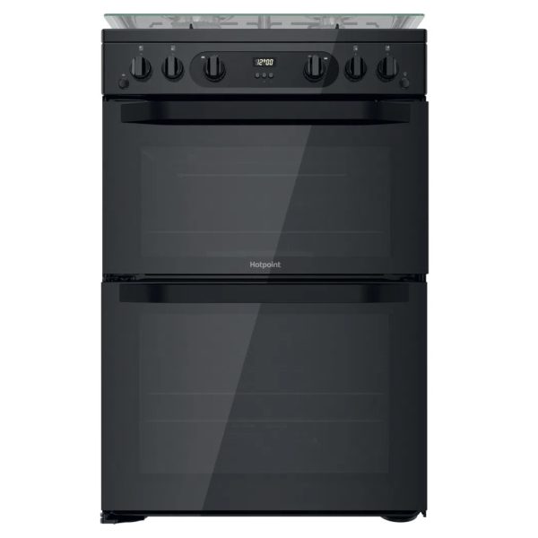 Hotpoint HDM67G0CCBUK 600mm Freestanding Double Gas Cooker