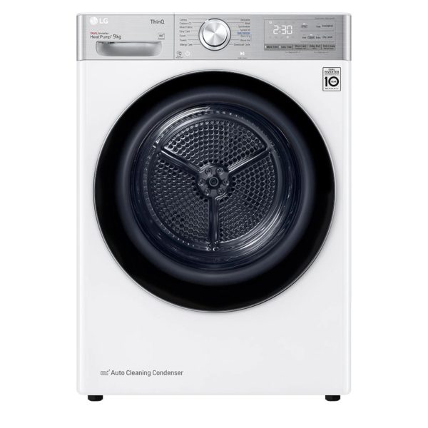 LG V11 FDV1109W WiFi Connected 9kg Heat Pump Tumble Dryer