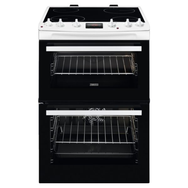 Zanussi ZCV66250WA Electric Cooker with Ceramic Hob